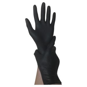 EdgeGrip-Handschuhe, Größe L, schwarz, 50 Stück, ölbeständig 334521