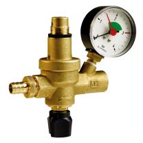 Automatische Füllarmatur mit Manometer 0-4 bar