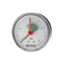 Heizungsmanometer, Anschluss hinten
