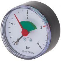 Heizungsmanometer 0-2,5/4 bar, 3/8" axial 63 mm Gehäuse-Ø