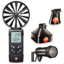 testo 417 Set 2, Flügelrad-Anemometer mit Messtrichtern und Gleichrichter, 0563 2417 318115