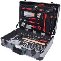 KS 1/4"+1/2" Sanitär-Werkzeugkoffer, 95-teilig, 911.0695