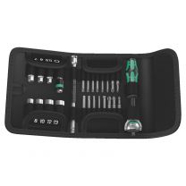 Kraftform Kompakt Zyklop Speed ¼“ in Gürteltasche, Wera, Satz 26-tlg., 05051045001