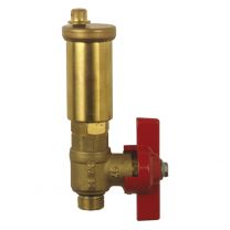 Solar Schnellentlüfter 3/8" mit Ventil