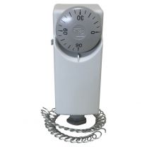 Gehäuse-Anlegethermostat, außenliegende Verstellung, 0-90°C
