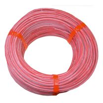 Zündkabel, Silikon, bis 180°C rot, Meterware