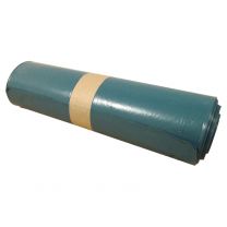 Müllsack LDPE 700 x 1100 mm, blau, 120 Liter extra reißfest, 25 Stück/Rolle